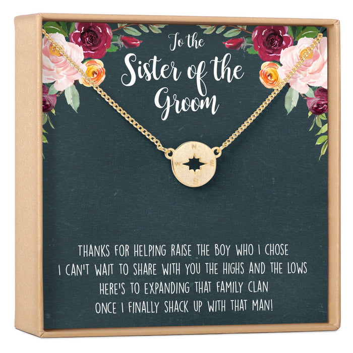 Sister of the Groom Necklace by Dear Ava