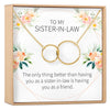 Sister of the Groom Necklace