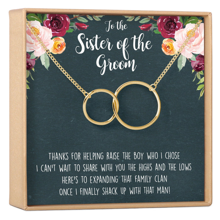 Sister of the Groom Necklace by Dear Ava
