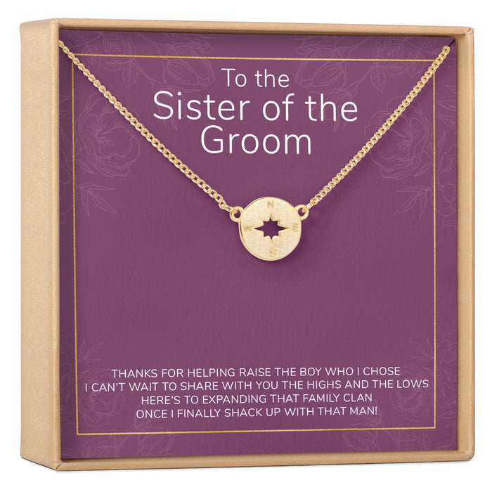 Sister of the Groom Necklace by Dear Ava