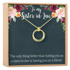 Sister of the Groom Necklace, Multiple Styles