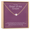 Sister of the Groom Pearl Necklace