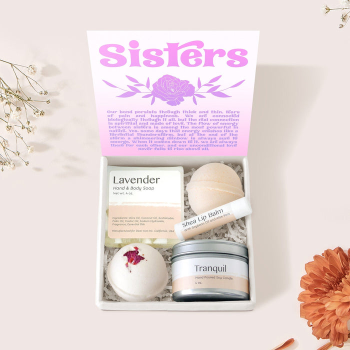 Sisters Compass Necklace Gift Box Set by Dear Ava