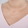 Sisters Crescent Moon Pendant Necklace by Dear Ava