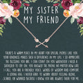 Sisters Double Intersecting Arrows Necklace by Dear Ava