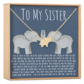 Sisters Elephant Pendant Necklace by Dear Ava
