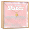 Sisters Lotus Necklace by Dear Ava
