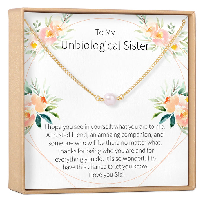 Sisters Pearl Necklace by Dear Ava