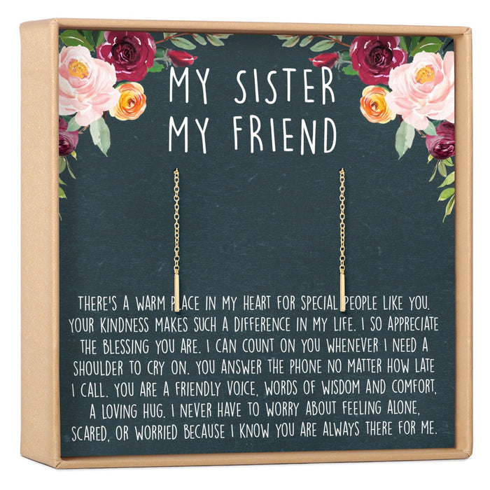 Sisters Threader Earring Earrings by Dear Ava