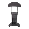 Sit-to-Stand Rolling Adjustable Laptop Cart with Storage by DailySale