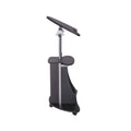 Sit-to-Stand Rolling Adjustable Laptop Cart with Storage by DailySale