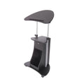 Sit-to-Stand Rolling Adjustable Laptop Cart with Storage by DailySale