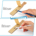 Sketch Drawing Tools Blending Stumps Set Sandpaper Pencil Sharpeners Erasers Bag by DailySale