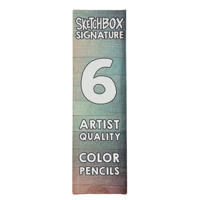 SketchBox Signature Colored Pencil 6 Set by ShopSketchBox