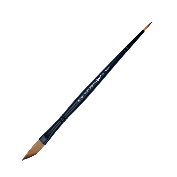 SketchBox Signature Dual Headed Brush (Round 4 and 3/8in Dagger) by ShopSketchBox