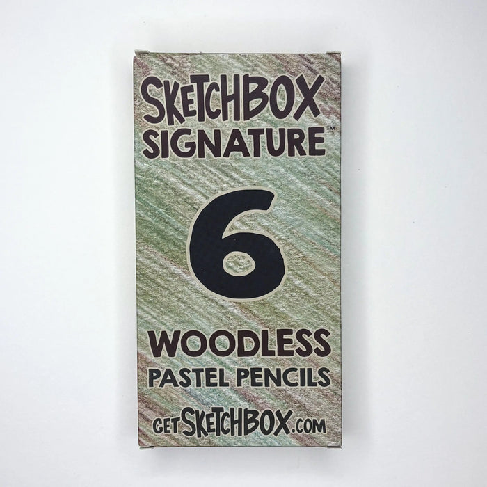 SketchBox Signature Woodless Pastel Pencil 6 Set by ShopSketchBox