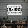 Ski House Sign by Tailored Canvases
