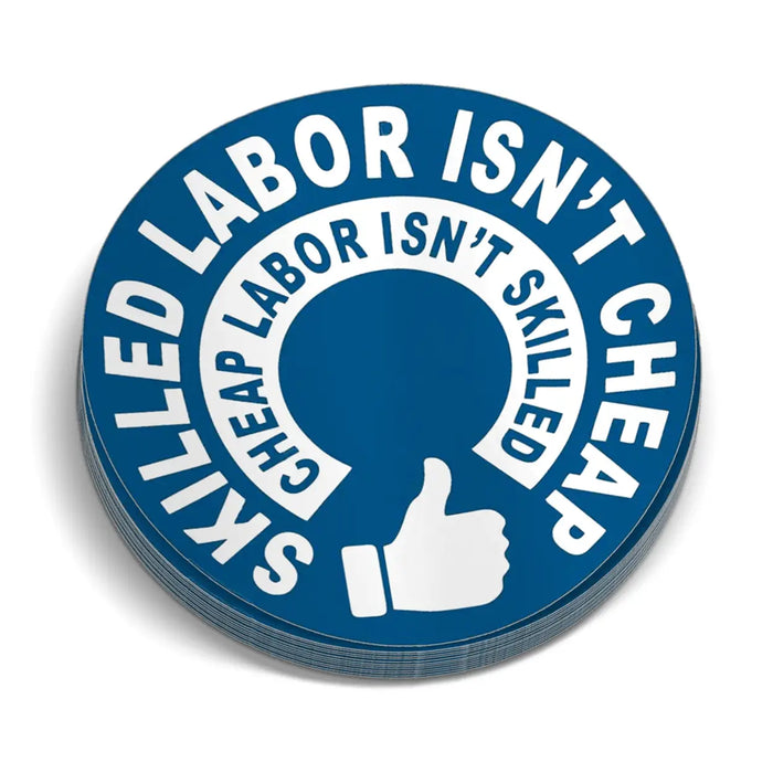 Skilled Labor Hard Hat Decal by Armed American Supply