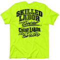 Skilled Labor - Safety Yellow T-Shirt by Armed American Supply