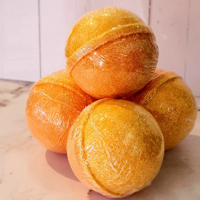 Skin Softening Soak Bomb – Mango with Aloe by Adiva Naturals