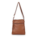 Super Soft Genuine Leather Top Belt Accent Crossbody Bag by DailySale