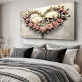 Skull and Flowers Wall Art VI by Tailored Canvases