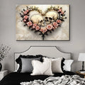 Skull and Flowers Wall Art VI by Tailored Canvases