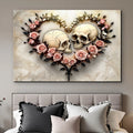 Skull and Flowers Wall Art VI by Tailored Canvases