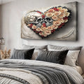 Skull and Flowers Wall Art VII by Tailored Canvases