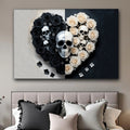 Skull and Flowers Wall Art XIII by Tailored Canvases