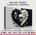 Skull and Flowers Wall Art XIII by Tailored Canvases