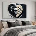 Skull and Flowers Wall Art XIII by Tailored Canvases