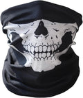 Skull Face Bandana Mask and Neck Gaiter by DailySale