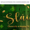 Sláinte! Cheers To A Happy St. Patrick's Day Sign by Tailored Canvases