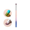 Slanted Brush for Ombré Gel Nail Art by The Nail Hub