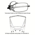 Sleek Folding Reading Glasses with Anti-Blue Light Protection by DailySale