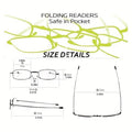 Sleek Folding Reading Glasses with Anti-Blue Light Protection by DailySale