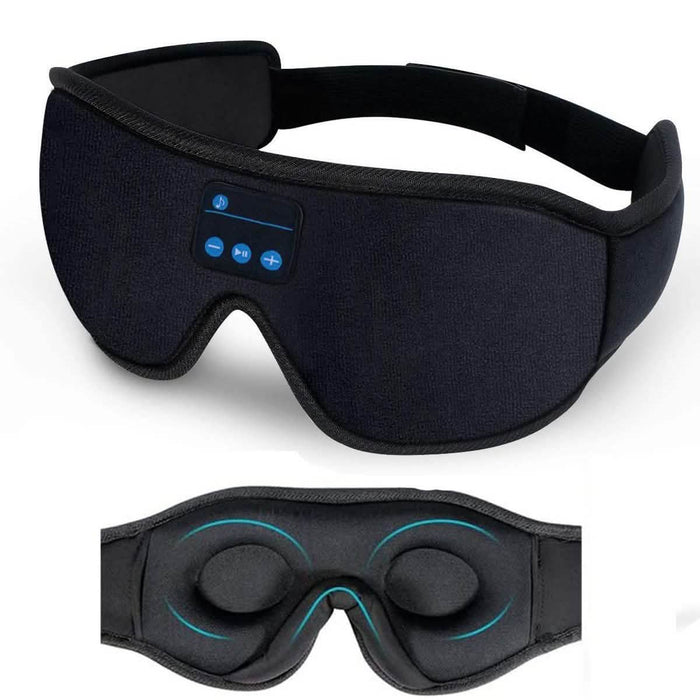 Sleep Headset Bluetooth 5.0 Wireless 3D Eye Mask by DailySale