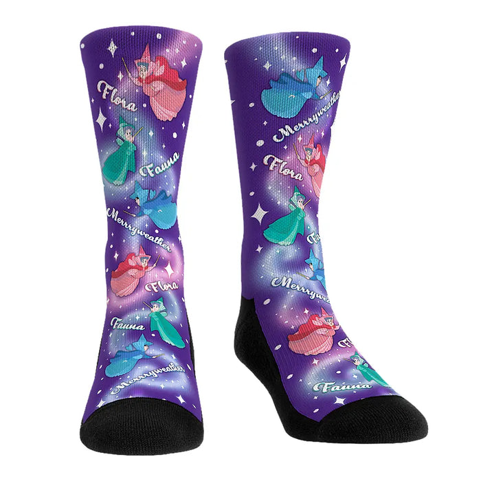 Sleeping Beauty - Fairies All-Over by Rock 'Em Socks