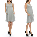 Sleeveless Tunic Dress with Pockets - Assorted Sizes by DailySale