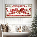 Sleigh Rides Christmas Sign III by Tailored Canvases