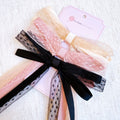 Slim Mix Lace Bow Set Of 3