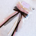 Slim Mix Lace Bow Set Of 3