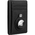 Slim Genuine Leather Wallet Case - Apple AirTag by Zerodamage Sahara Case LLC