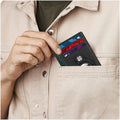 Slim Genuine Leather Wallet Case - Apple AirTag by Zerodamage Sahara Case LLC