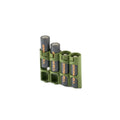 Slim Line AA 4 Pack (Military Green) by Storacell