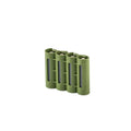 Slim Line AA 4 Pack (Military Green) by Storacell