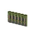 Slim Line AA 6 Pack (Military Green) by Storacell