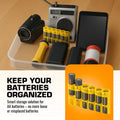 Slim Line AA 6 Pack (Yellow) by Storacell