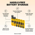 Slim Line AA 6 Pack (Yellow) by Storacell